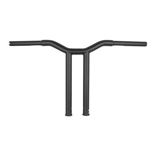 Burly Dominator Straight 1-1/4" T-Bar 14" Rise, Matte Black