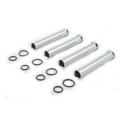 Lower Pushrod Cover Kit. L79-84. Chroom