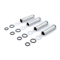 Lower Pushrod Cover Kit. 84-99. Chroom