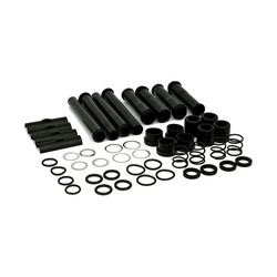 Complet 04-Up XL Multiple-Parts Pushrod Cover Kit. Black