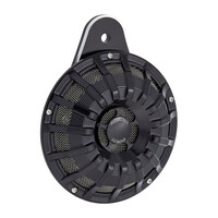 15-Spoke Horn Cover. All Black