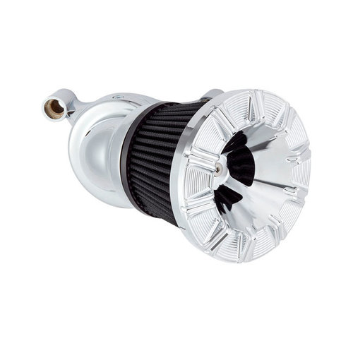 Arlen Ness Couvercle de Filtre à Air Velocity 65/90 de Calibre 10. Chrome