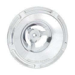 Beveled Velocity 65/90 Air Cleaner Cover. Chrome