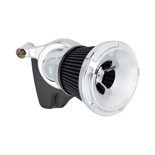 Arlen Ness Beveled Velocity 65/90 Air Cleaner Cover. Chrome