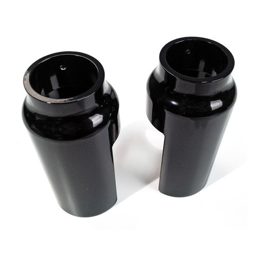 Cult-Werk 2-Piece Lower Fork Tube Cover Kit - Gloss Black