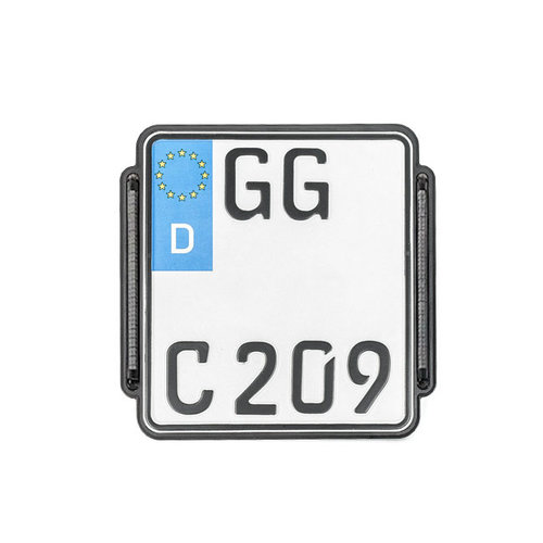 Killer Custom License Plate Holder With Taillight/Turn Signal 180x200mm