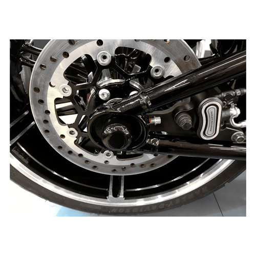 Killer Custom Ensemble De Couvercles D'essieu Arrière - Noir Brillant