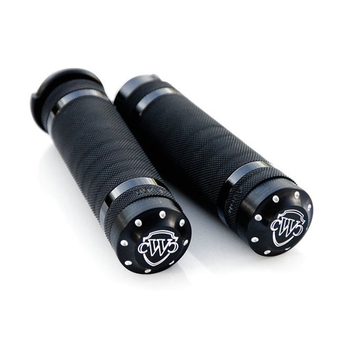 Cult-Werk 1"/25,4mm Grooved Handlebar Grips - Black