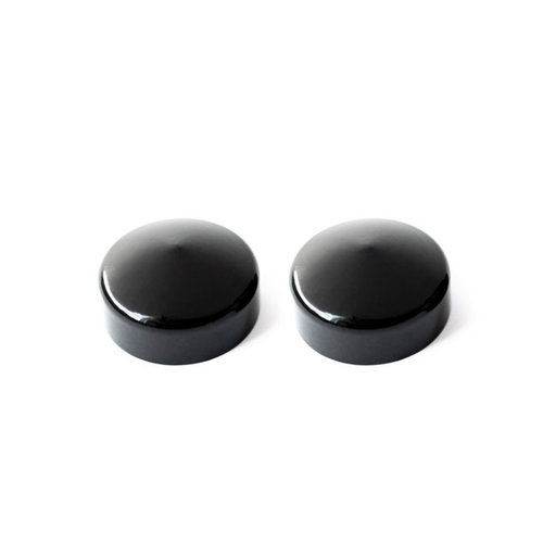 Killer Custom 2-PieceFork Tube Cap Bolt Cover Set - Black