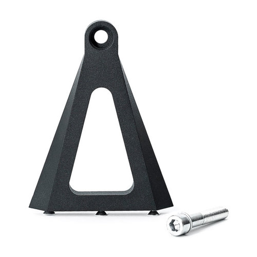 Killer Custom License Plate Bracket, V-Rod, Dyna, Sportster - Black