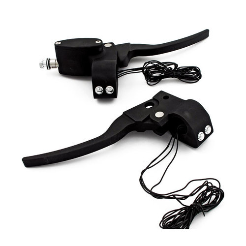 MCS Handlebar Control Kit With 4 switches 5/8" Brake - Black