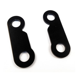 Turn Signal Bracket Set Front - Black