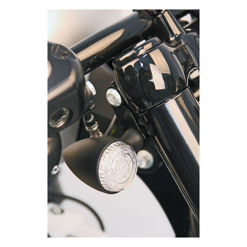 Cult-Werk Blinkerhalter Set vorne - Schwarz