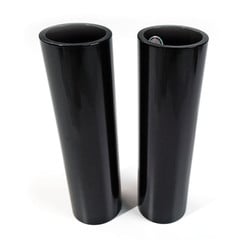 2-Piece Upper Fork Tube Cover Kit - Gloss Black (Choose Variant)