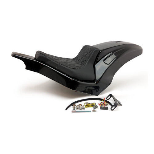 Cult-Werk Softail Breed Spatbord Set Racing, Solo Zadel