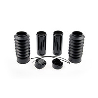 6-Piece Fork Tube Cover Kit Logo - Gloss Black (Choose variant)