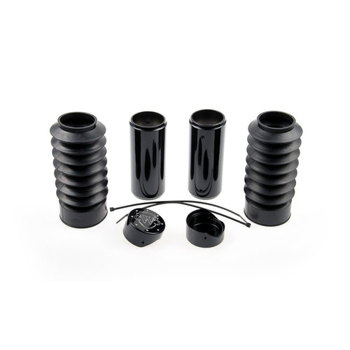 Cult-Werk 6-Piece Fork Tube Cover Kit Logo - Gloss Black (Choose variant)