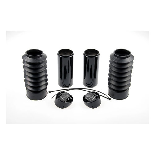 Cult-Werk 6-Piece Fork Tube Cover Kit Logo - Gloss Black (Choose variant)