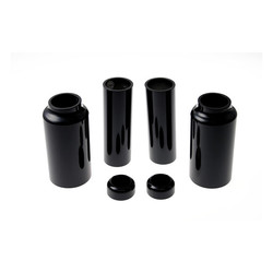 Kit de couvercles de tube de fourche 6 pièces - Noir brillant  (Choisir une variante)