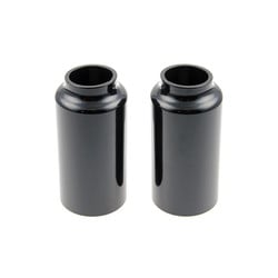 2-Piece Lower Fork Tube Cover Kit - Gloss Black (Choose Variant)