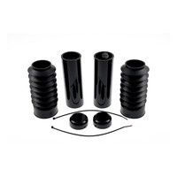 Kit de couvercles de tube de fourche 6 pièces Noir brillant (Choisir une variante)