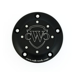 Aluminum Timer Cover / Ignition Cover - Black 99-17 Twin Cam