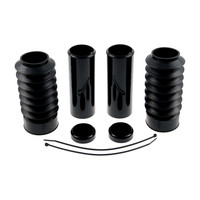 6 Piece Fork Tube Cover Kit - Gloss Black