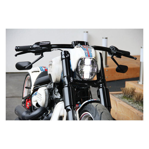 Cult-Werk 6-Teiliges Gabelrohrabdeckungs-Kit - Schwarz glänzend (Variante Wählen)