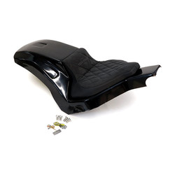 Softail Breed Spatbord Set Racing, Solo Zadel - Zwart (Kies Variant)