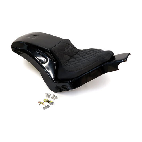 Cult-Werk Softail Wide Fender Kit Racing, Solo Seat - Black (Choose Variant)