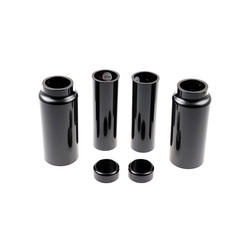 6-Piece Fork Tube Cover Kit - Gloss Black 06-17 Dyna