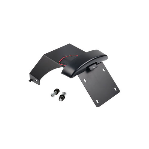 Cult-Werk Center License Plate Bracket - Black 18-20 Softail