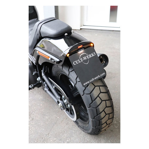 Cult-Werk Kentekenplaathouder 2-1 Achterlicht / Remlicht 18-20 Softail
