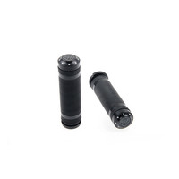 25.4mm Gegroefde Stuur Handvatten - Zwart 08-21 Harley Davidson