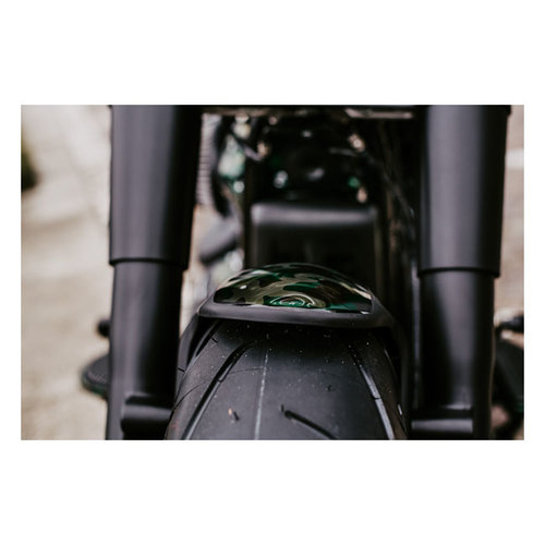 Cult-Werk Garde-Boue Avant Custom V1 - Noir brillant 18-20 Softail