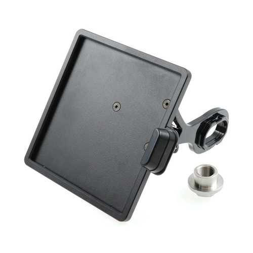 Cult-Werk Side Mount License Plate Bracket - Black 180x200 18-20 Softail