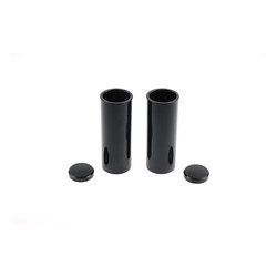 4 Piece Fork Tube Cover Kit - Gloss Black 18-21 Softail