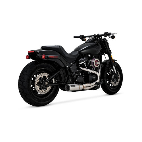 Vance & Hines HI-Output 2-1 Short Exhaust - Brushed 18-20 Softail