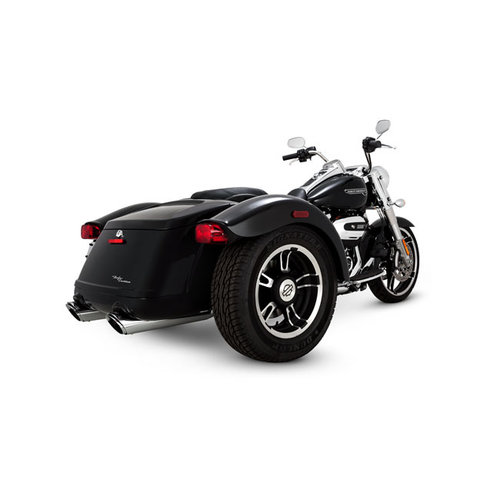 Vance & Hines 4" Twin Slash Round Slip-Ons - Chrom 17-20 FLRT Freewheeler Trike