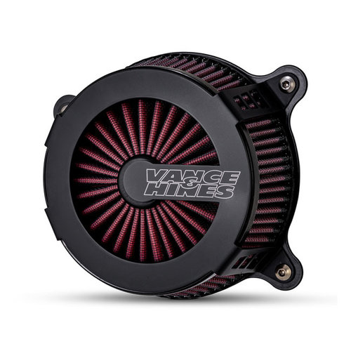 Vance & Hines VO2 Cage Fighter Air Cleaner Kit - Matte Black (Choose Variant)