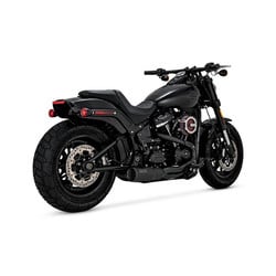 HI-Output 2-1 Short Exhaust - Black 18-20 Softail