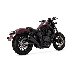 Silencieux d'Échappement à Enfiler Upsweep - Noir Mat 2021 Honda Rebel 1100