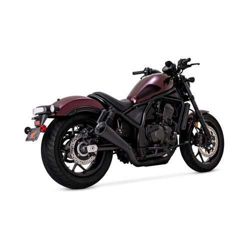 Vance & Hines Upsweep Slip-on Auspuff-Schalldämpfer - Mattschwarz 2021 Honda Rebel 1100