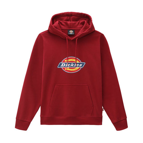 Dickies Sweat à Capuche Icon Logo Femme Cyclisme Femme - Rouge