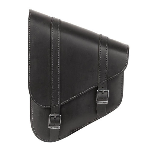 Ledrie Full Leather Swing Arm Bag Left 6.5 Liter | Black
