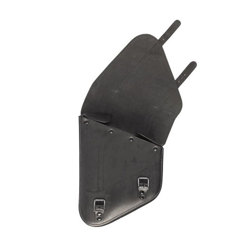 Ledrie Sacoche de bras oscillant gauche en cuir 6,5 litres | Noir