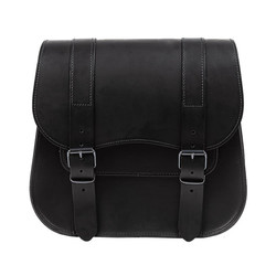 Leren Enkele Zadeltas 18 Liter – Zwart
