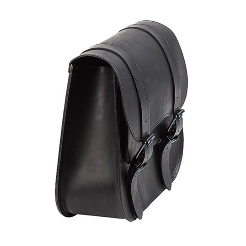 Ledrie Sac de Selle Simple en Cuir 18 Litres – Noir
