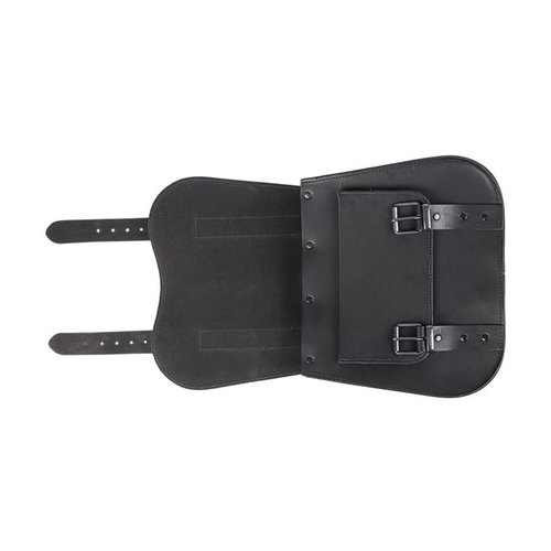 Ledrie Sac de Selle Simple en Cuir 18 Litres – Noir