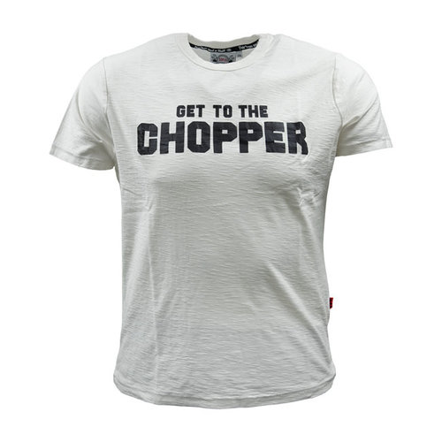 13 ½  Get To The Chopper T-Shirt | Blanc Cassé